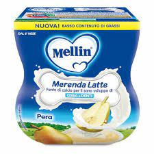 6 x Mellin Merenda 2 Latte e Pera gr. 200