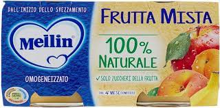 12 x Mellin Frutta Mista x2 gr. 100