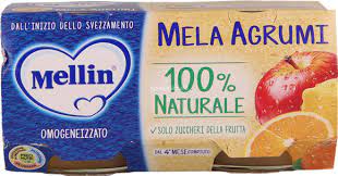 12 x Mellin x2 Frutta Mela/Agrumi gr. 100