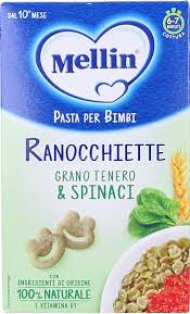 12 x Mellin Pasta Per Bimbi Ranocchi Gr 280