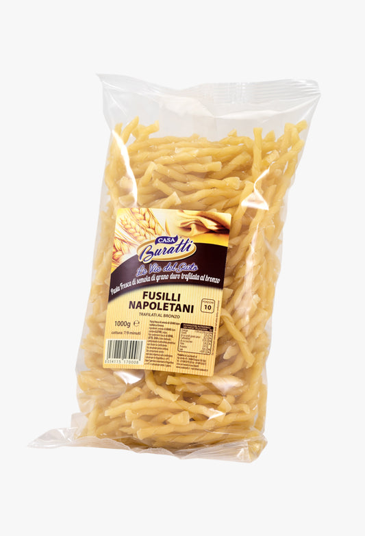 6 x Casa Buratti Fusilli Napoletani Busta Kg 1