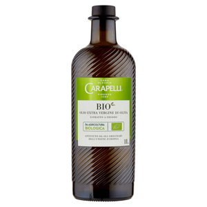 8 x Carapelli Olio Extravergine Bio Lt 1