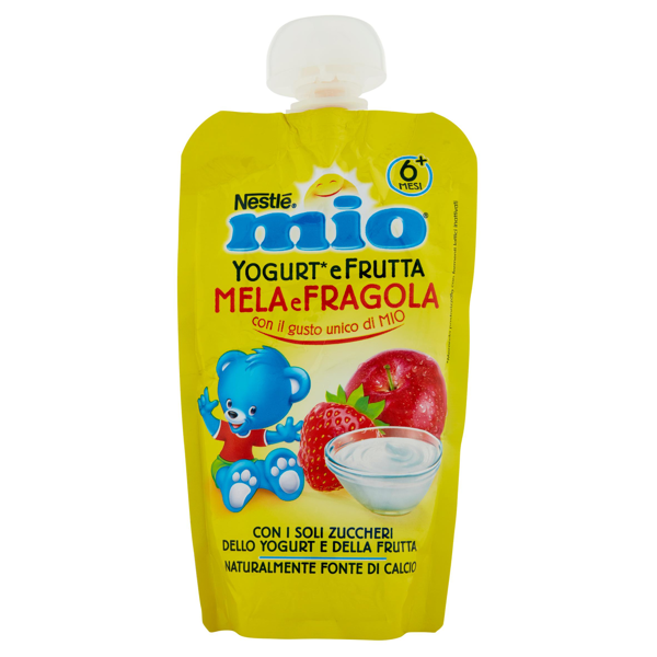 8 x Mio Pouch Mela Fragola Gr 90