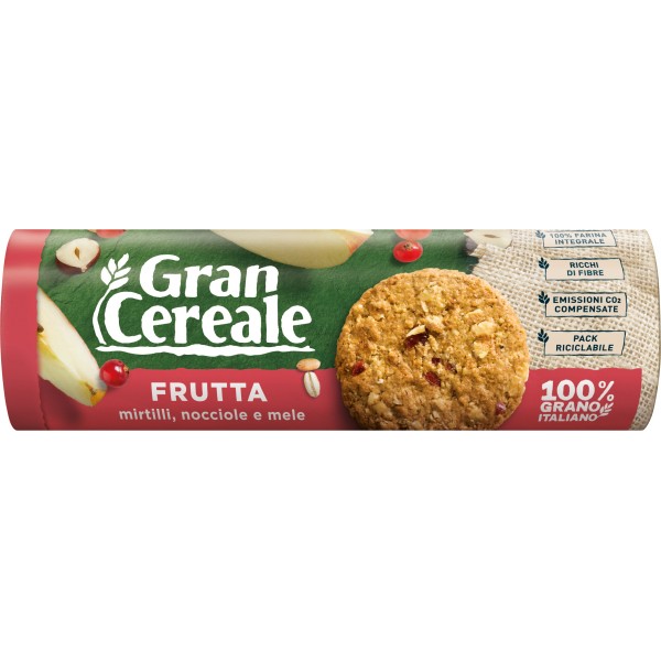 18 x Grancereale Frutta e Fibre gr. 250