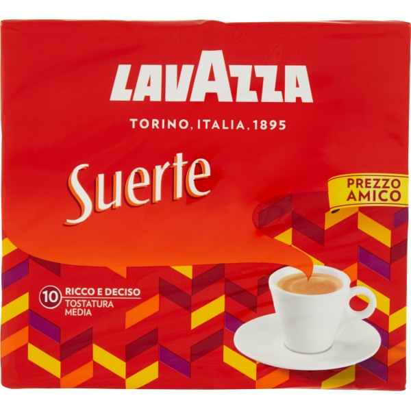 10 x Lavazza Caffe'suerte X2 Gr 125