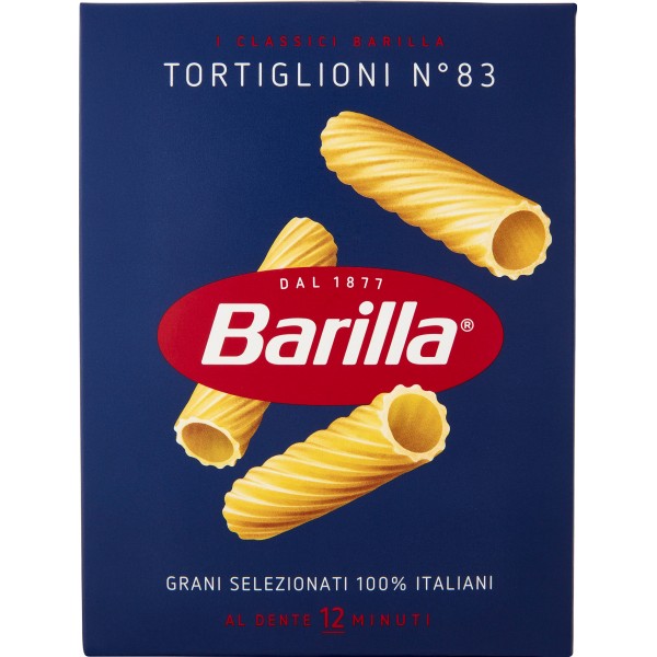 24 x Barilla Tortiglioni Astuccio gr. 500