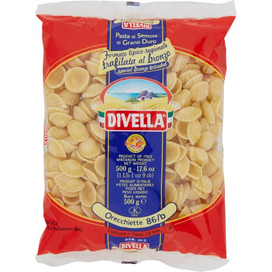 24 x Divella Orecchiette N86/B gr. 500