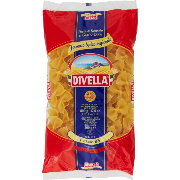 24 x Divella Farfalle N.85 Gr 500