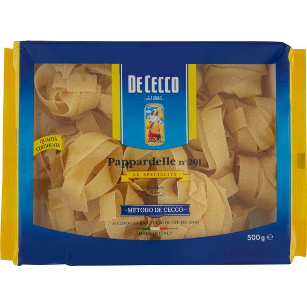 8 x De Cecco Le Specialità Pappardelle N.201 gr. 500