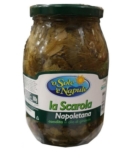 6 x O Sole E Napule Scarola Olive Capperi Vetro gr. 960