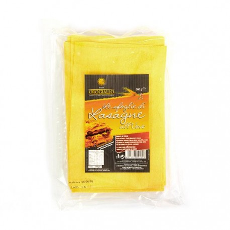 10 x Oro Giallo Lasagna Uovo gr. 500