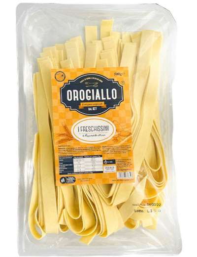 8 x Oro Giallo Pappardelle Uovo