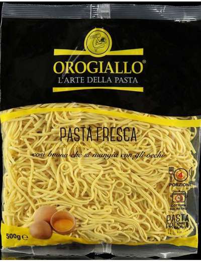 8 x Oro Giallo Tagliolini Uovo gr. 500