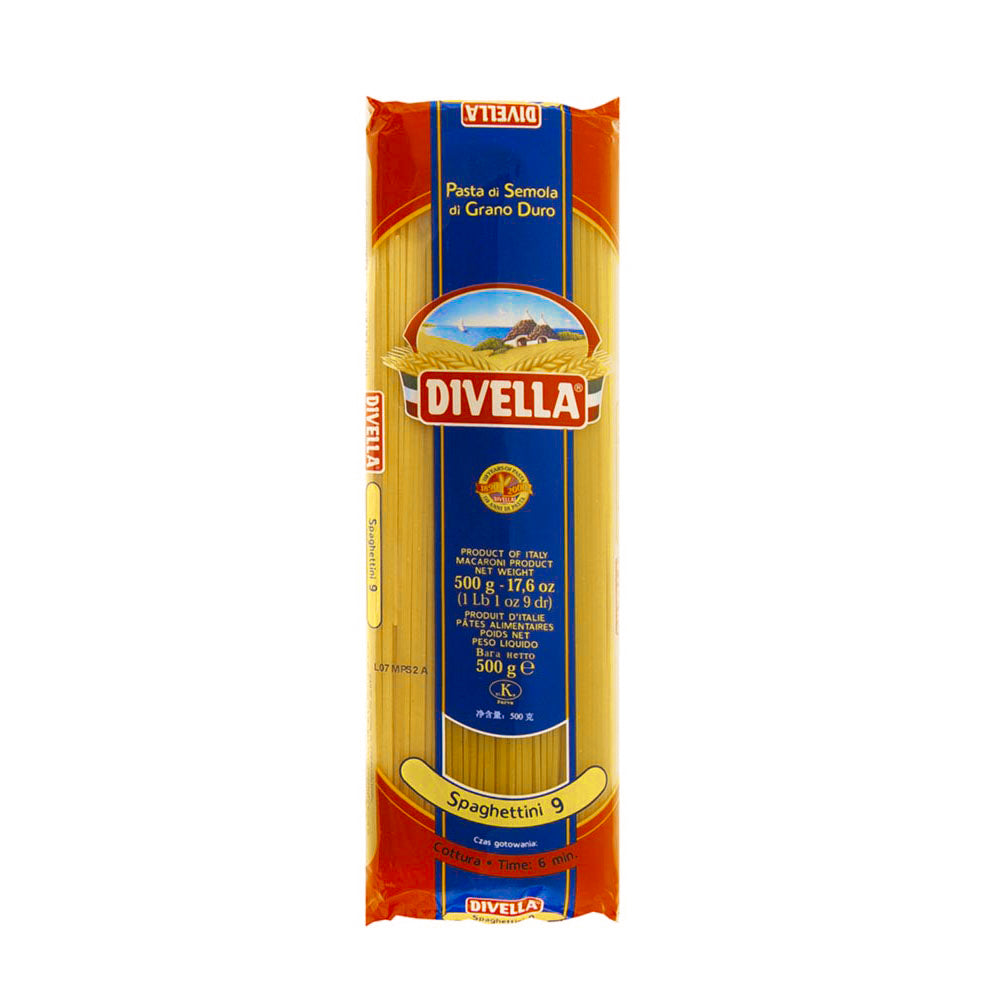 36 x Divella Spaghettini N.9 Gr 500