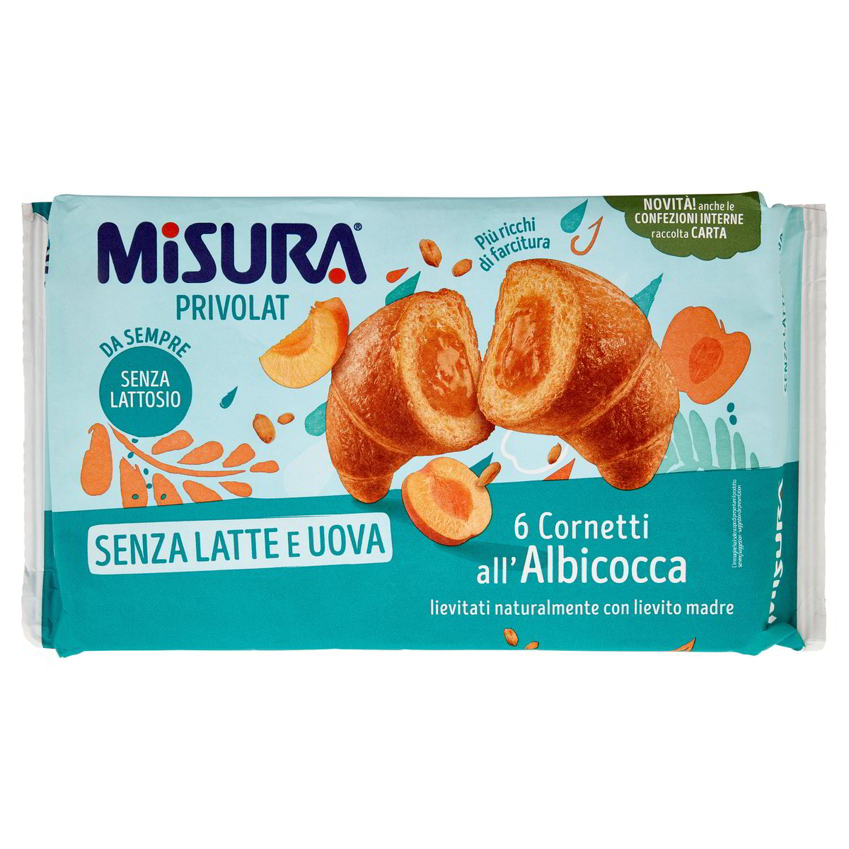 8 x Misura Cornetti Albicocca gr. 298