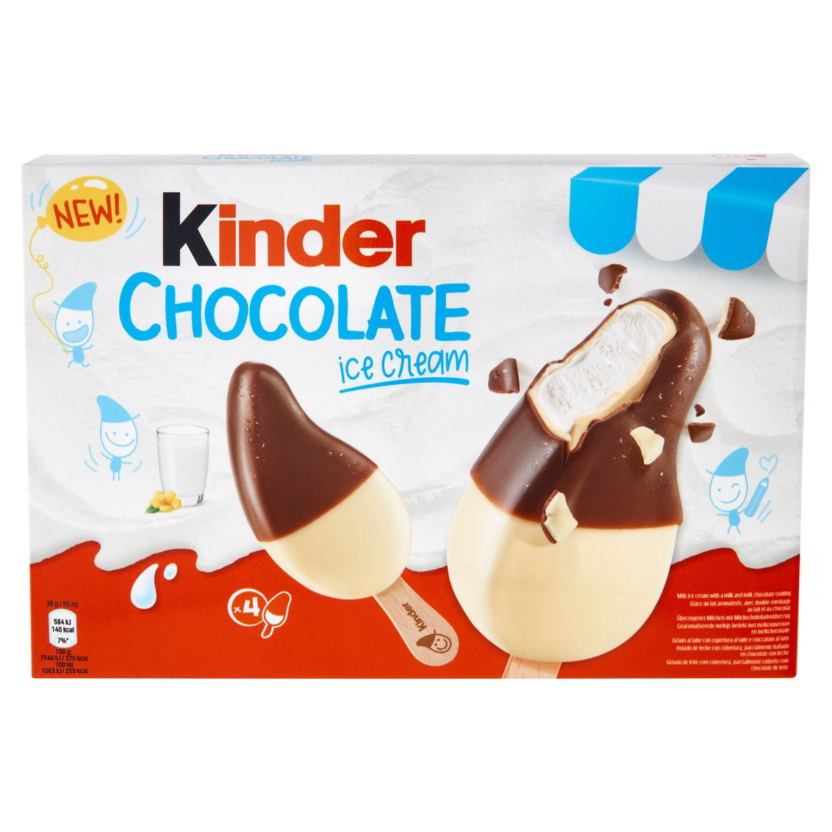 7 x Kinder Ice Chocolate gr. 152