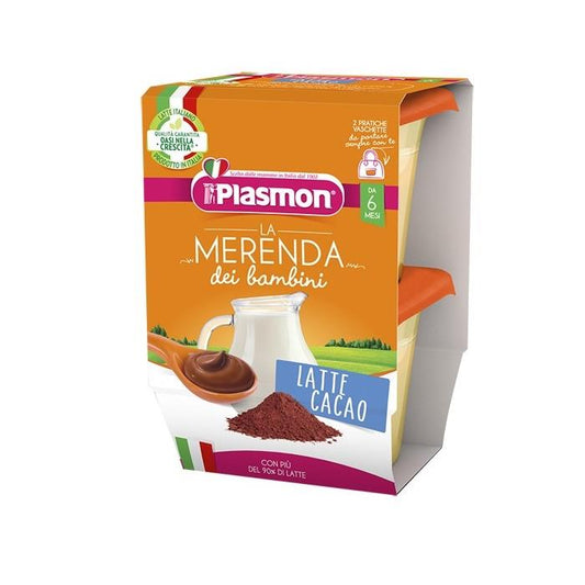 12 x Plasmon Merenda Latte e Cacao gr. 120 x2