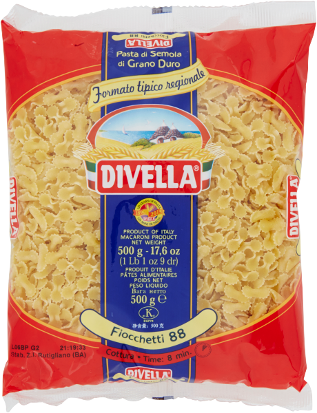 24 x Divella Fiocchetti N.88 Gr 500