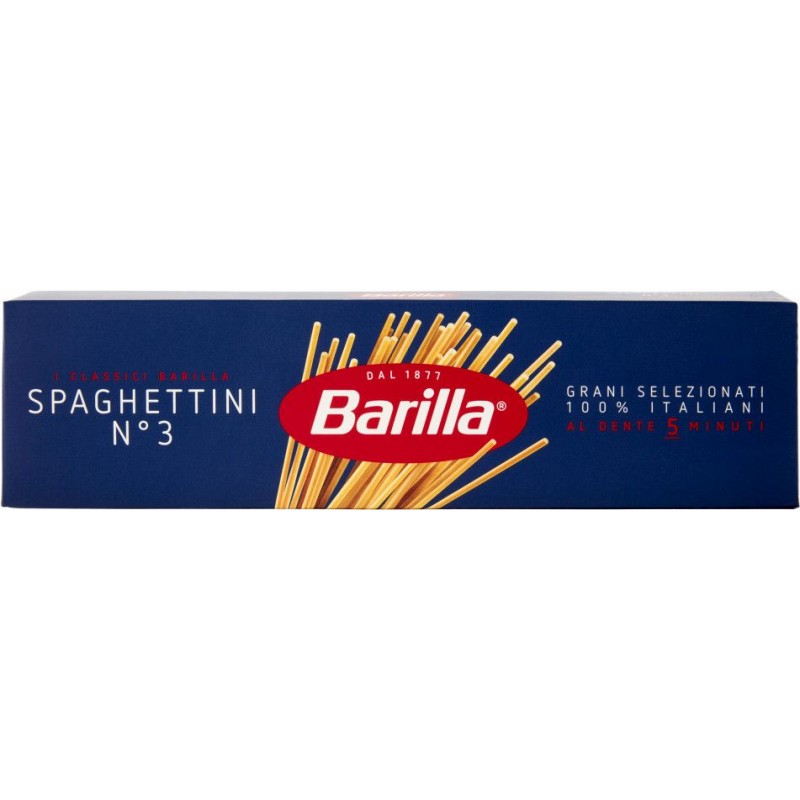 24 x Barilla Spaghettini N.3 Astuccio Gr 500