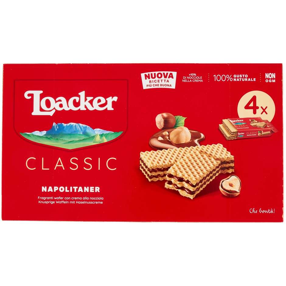 18 x Loacker X4 Napolitaner Gr 180