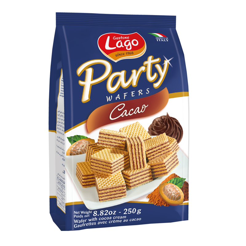 10 x Lago Wafer Party Cacao gr. 250