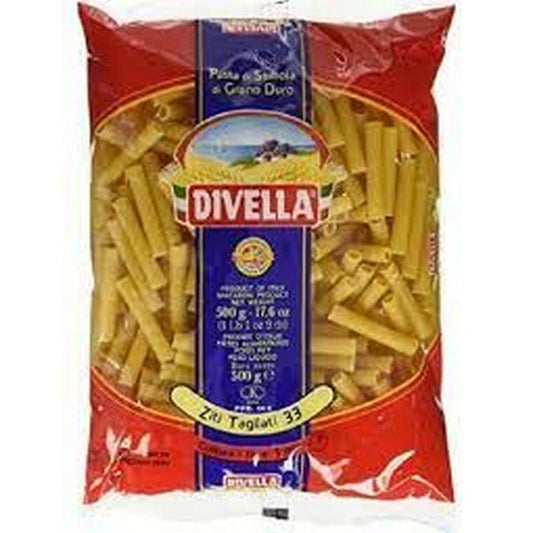 24 x Divella Ziti Tagliati N.33 gr. 500
