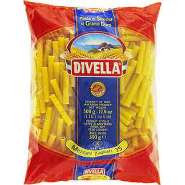 24 x Divella Mezzani Tagliati N.35 Gr 500