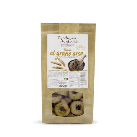 12 x Tentazioni Pugliesi Taralli Grano Arso gr. 200