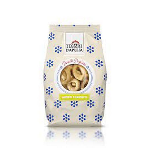 20 x Tesori D'apulia Taralli Pugliesi Classici Gr 300