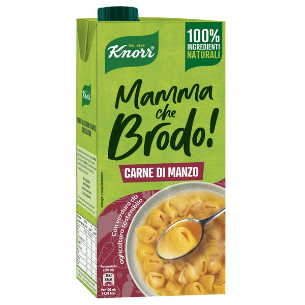 12 x Knorr Brodo Manzo Lt 1 Ml 1000